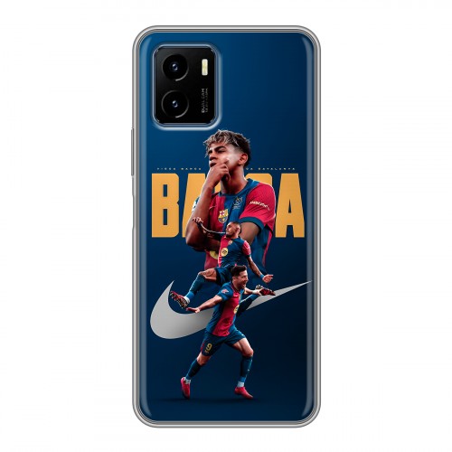 Дизайнерский силиконовый чехол для Vivo Y15s Барселона Barca Yamal 