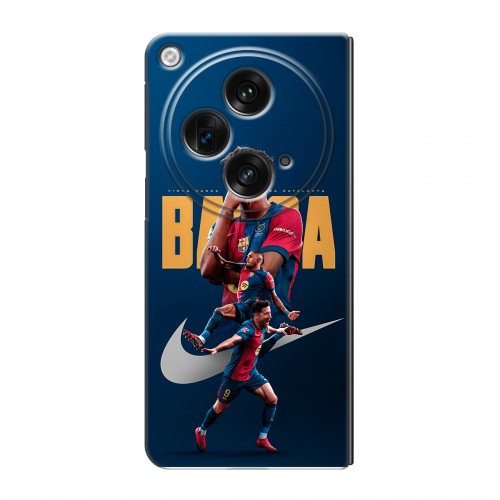 Дизайнерский пластиковый чехол для OPPO Find N3 Барселона Barca Yamal 