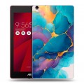 Дизайнерский силиконовый чехол для ASUS ZenPad C 7.0 Мрамор блестки