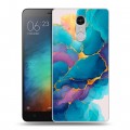 Дизайнерский пластиковый чехол для Xiaomi RedMi Pro Мрамор блестки