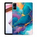 Дизайнерский силиконовый чехол для Xiaomi RedMi Pad Мрамор блестки