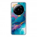 Дизайнерский силиконовый чехол для Xiaomi 13 Ultra Мрамор блестки