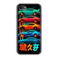Дизайнерский силиконовый чехол для Iphone 7 машины тачки