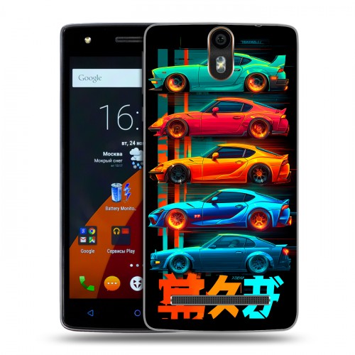 Дизайнерский силиконовый чехол для Wileyfox Storm машины тачки