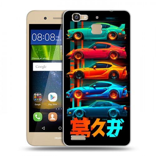 Дизайнерский пластиковый чехол для Huawei GR3 машины тачки
