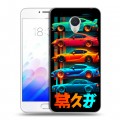 Дизайнерский пластиковый чехол для Meizu M3E машины тачки