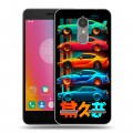 Дизайнерский пластиковый чехол для Lenovo K6 машины тачки