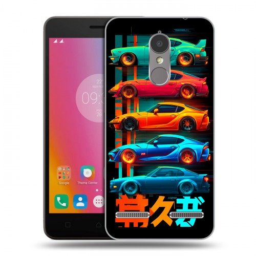 Дизайнерский пластиковый чехол для Lenovo K6 машины тачки