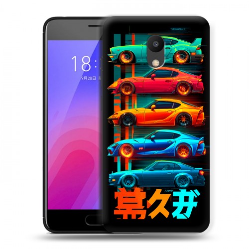 Дизайнерский пластиковый чехол для Meizu M6 машины тачки