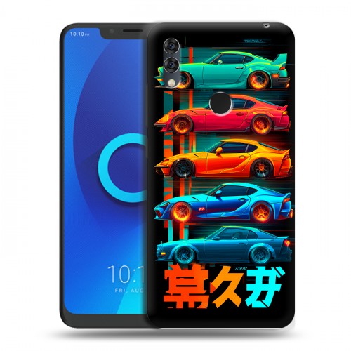 Дизайнерский силиконовый чехол для Alcatel 5V машины тачки