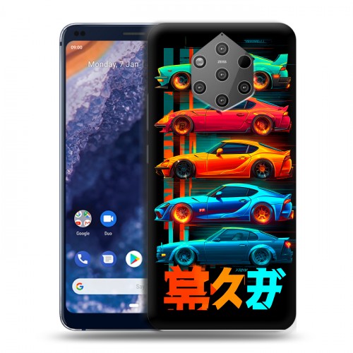 Дизайнерский пластиковый чехол для Nokia 9 PureView машины тачки