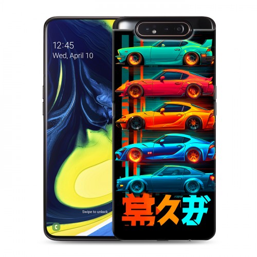 Дизайнерский пластиковый чехол для Samsung Galaxy A80 машины тачки