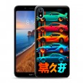 Дизайнерский пластиковый чехол для Xiaomi RedMi 7A машины тачки