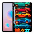 Дизайнерский силиконовый чехол для Samsung Galaxy Tab S6 машины тачки