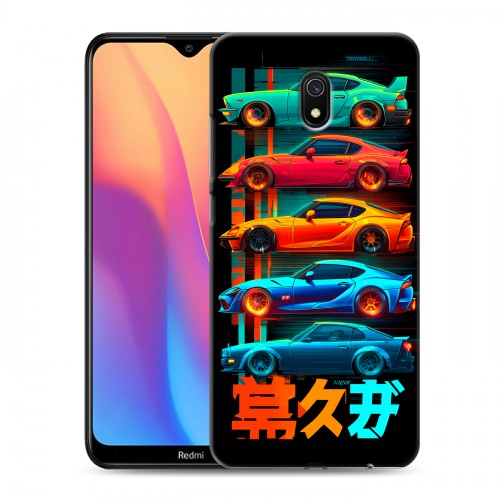 Дизайнерский пластиковый чехол для Xiaomi RedMi 8A машины тачки