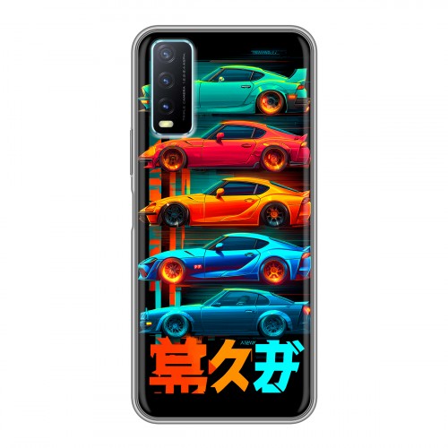 Дизайнерский силиконовый чехол для Vivo Y20 машины тачки