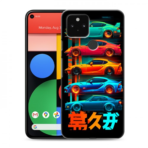 Дизайнерский пластиковый чехол для Google Pixel 5 машины тачки