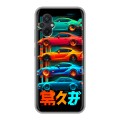 Дизайнерский силиконовый чехол для Xiaomi Poco M5 машины тачки