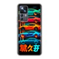 Дизайнерский силиконовый чехол для Xiaomi 12T машины тачки