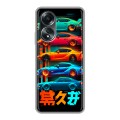 Дизайнерский силиконовый чехол для OPPO A58 4G машины тачки