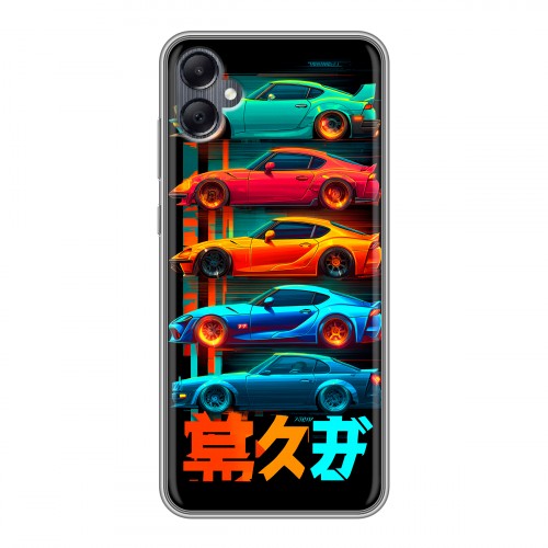 Дизайнерский силиконовый чехол для Samsung Galaxy A05 машины тачки