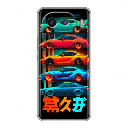 Дизайнерский силиконовый чехол для IQOO 12 машины тачки