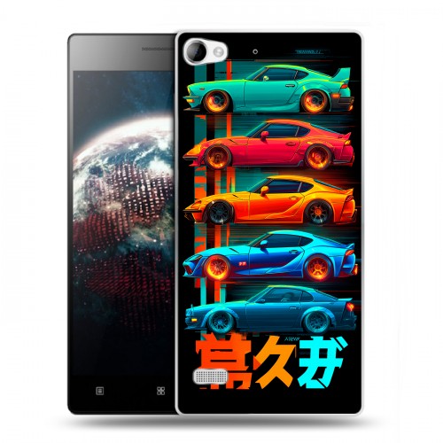Дизайнерский пластиковый чехол для Lenovo Vibe X2 машины тачки