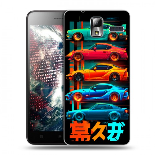Дизайнерский силиконовый чехол для Lenovo S580 Ideaphone машины тачки
