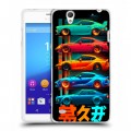 Дизайнерский пластиковый чехол для Sony Xperia C4 машины тачки