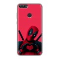 Дизайнерский силиконовый чехол для Huawei P Smart Дедпул Deadpool