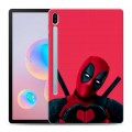 Дизайнерский силиконовый чехол для Samsung Galaxy Tab S6 Дедпул Deadpool