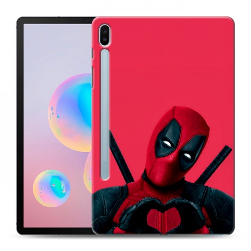 Дизайнерский силиконовый чехол для Samsung Galaxy Tab S6 Дедпул Deadpool