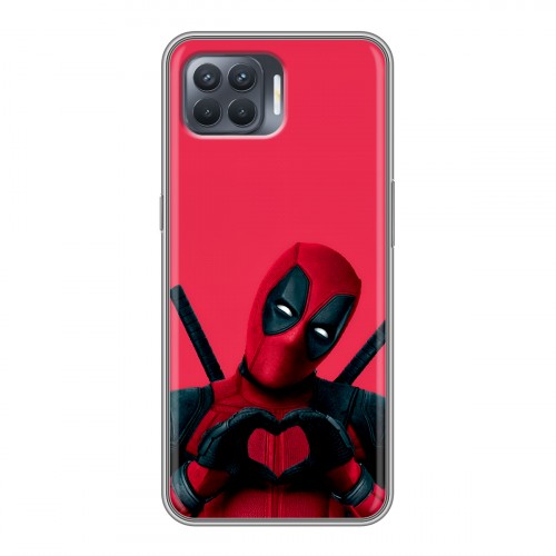 Дизайнерский силиконовый чехол для OPPO Reno4 Lite Дедпул Deadpool