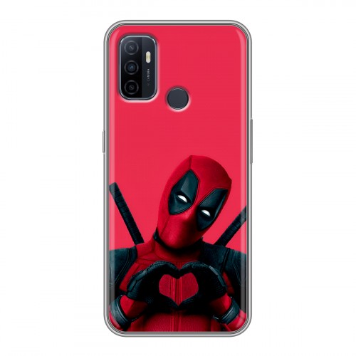 Дизайнерский силиконовый чехол для OPPO A53 Дедпул Deadpool