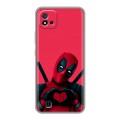 Дизайнерский силиконовый чехол для Realme C20 Дедпул Deadpool