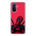 Дизайнерский силиконовый чехол для Huawei Nova Y70 Дедпул Deadpool