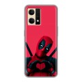 Дизайнерский силиконовый чехол для OPPO Reno7 Дедпул Deadpool