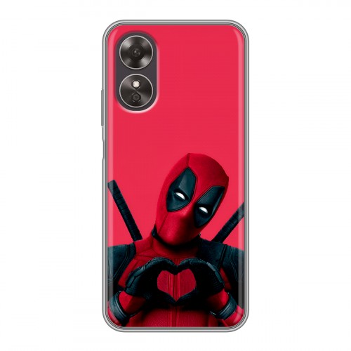 Дизайнерский пластиковый чехол для OPPO A17 Дедпул Deadpool