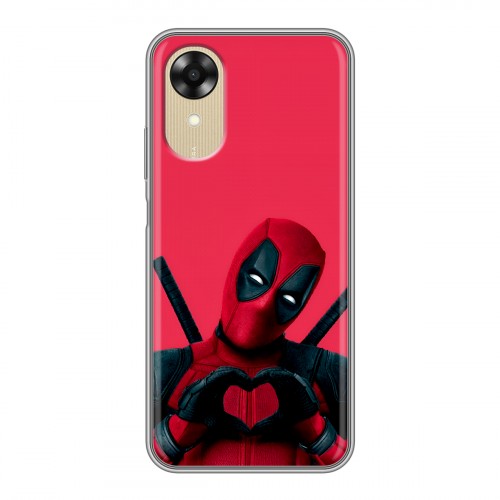 Дизайнерский силиконовый чехол для OPPO A17k Дедпул Deadpool