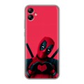 Дизайнерский силиконовый чехол для Samsung Galaxy A04e Дедпул Deadpool