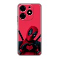 Дизайнерский силиконовый с усиленными углами чехол для Tecno Spark 10 Дедпул Deadpool