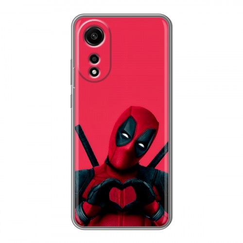 Дизайнерский силиконовый чехол для OPPO A78 4G Дедпул Deadpool