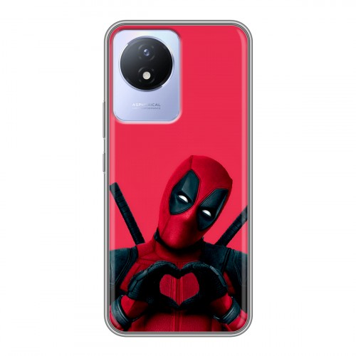 Дизайнерский силиконовый чехол для Vivo Y11 (2023) Дедпул Deadpool