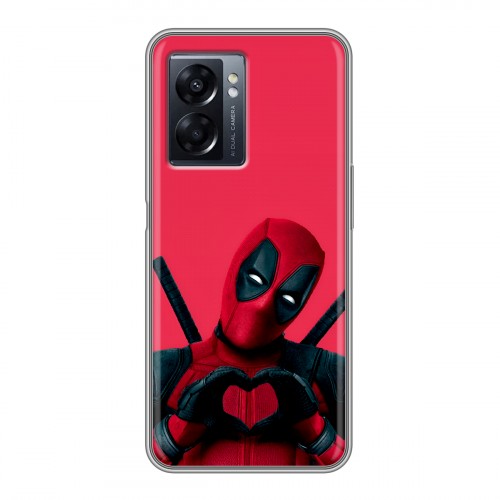 Дизайнерский силиконовый чехол для OPPO A57 5G Дедпул Deadpool