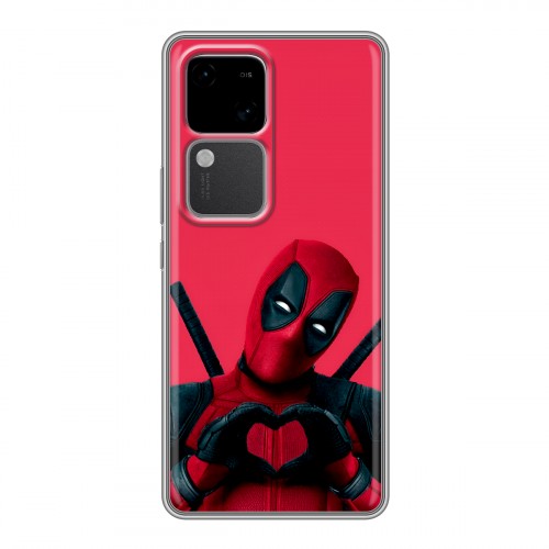 Дизайнерский силиконовый чехол для Vivo V30 5G Дедпул Deadpool