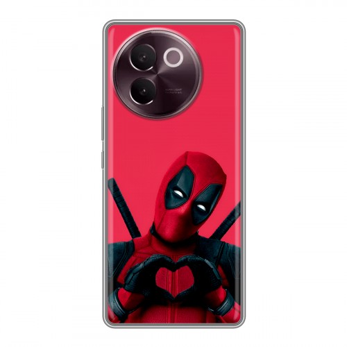 Дизайнерский силиконовый чехол для Vivo V30e Дедпул Deadpool