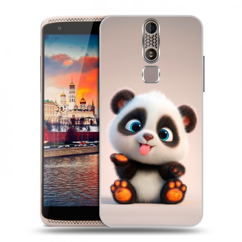 Дизайнерский пластиковый чехол для ZTE Axon Mini милая панда