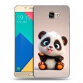 Дизайнерский силиконовый чехол для Samsung Galaxy A9 милая панда