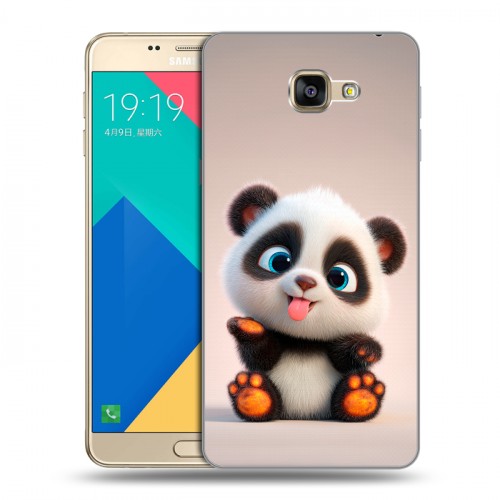 Дизайнерский силиконовый чехол для Samsung Galaxy A9 милая панда