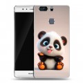 Дизайнерский пластиковый чехол для Huawei P9 Plus милая панда